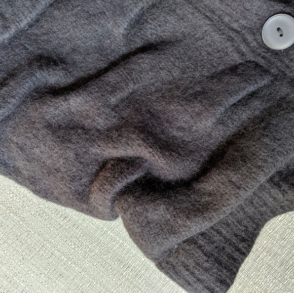 H&M Gray Modern Wool/Angora Sweater Vest Size 12 - Picture 5 of 8